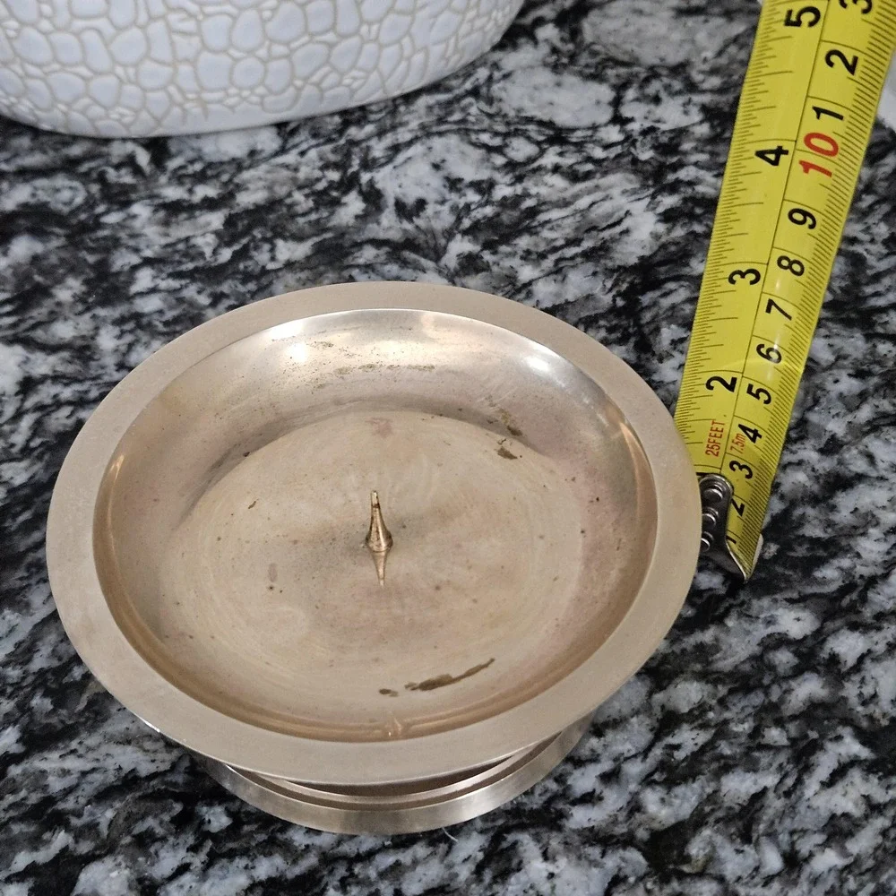 Vintage brass candleholder‎ metal